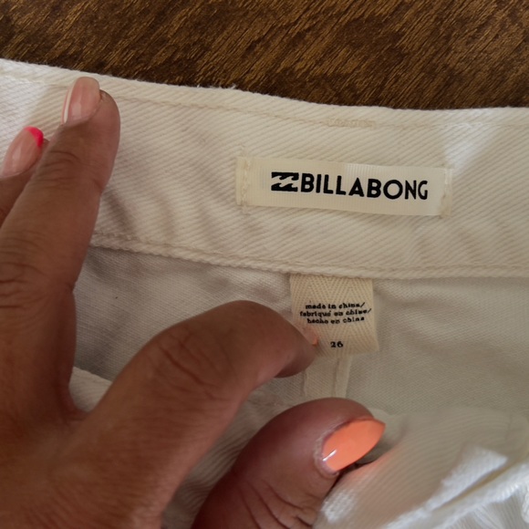 Ripped White Jean Shorts - Picture 3 of 3